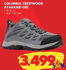 COLUMBİA CRESTWOOD AYAKKABI GRİ fiyat ve kampanya bilgisi